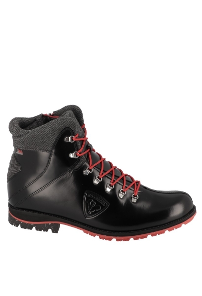 Boots CHAMONIX Noir/rouge