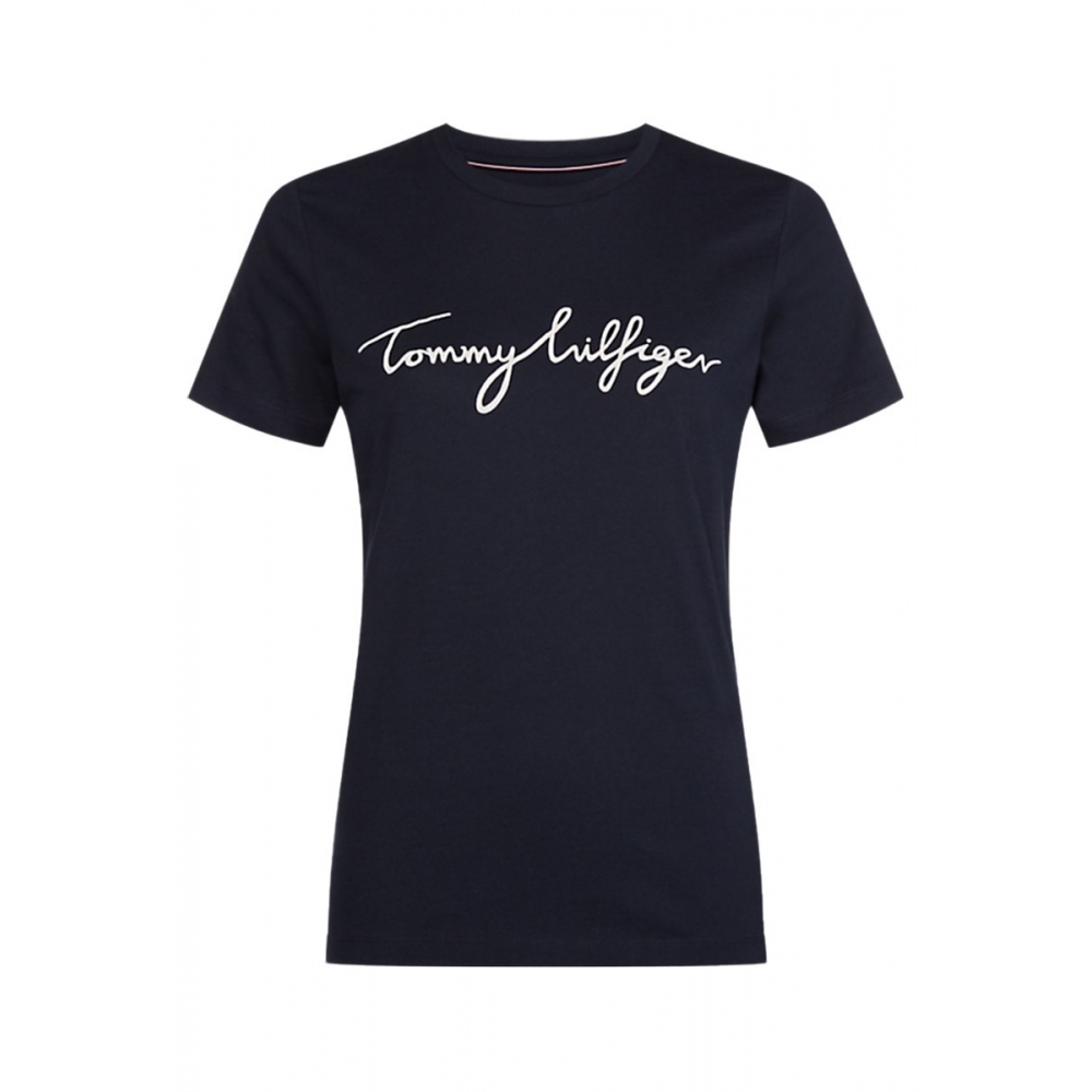 Tommy Hilfiger Heritage Logo-T-shirt manches courtes femmes ww0ww24967 